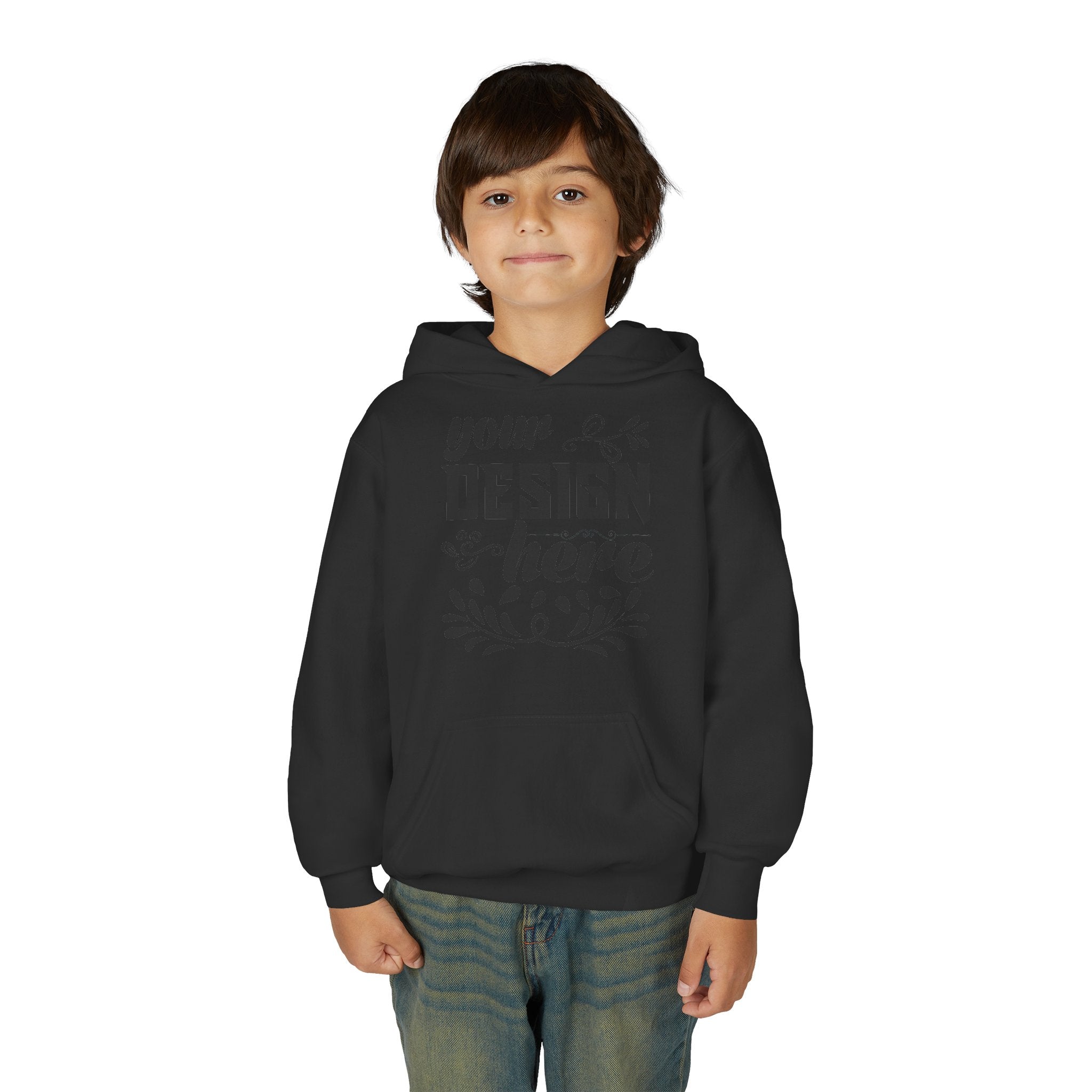 Customizable Gildan 18500B Youth Heavy Blend Hooded Sweatshirt