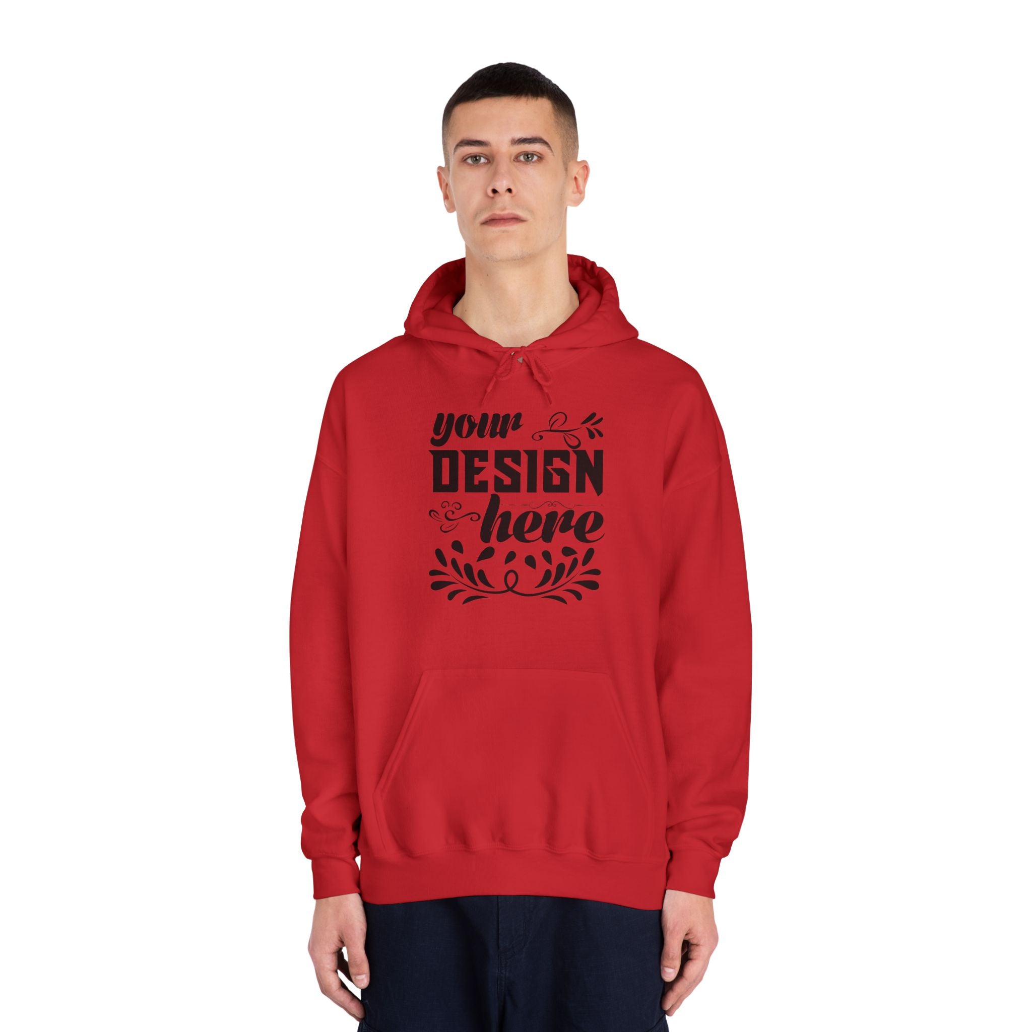 Customizable Gildan 12500 Unisex DryBlend Hooded Sweatshirt
