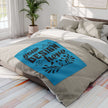 Customizable Arctic Fleece Blanket 315gsm One Sided Print 3 Sizes