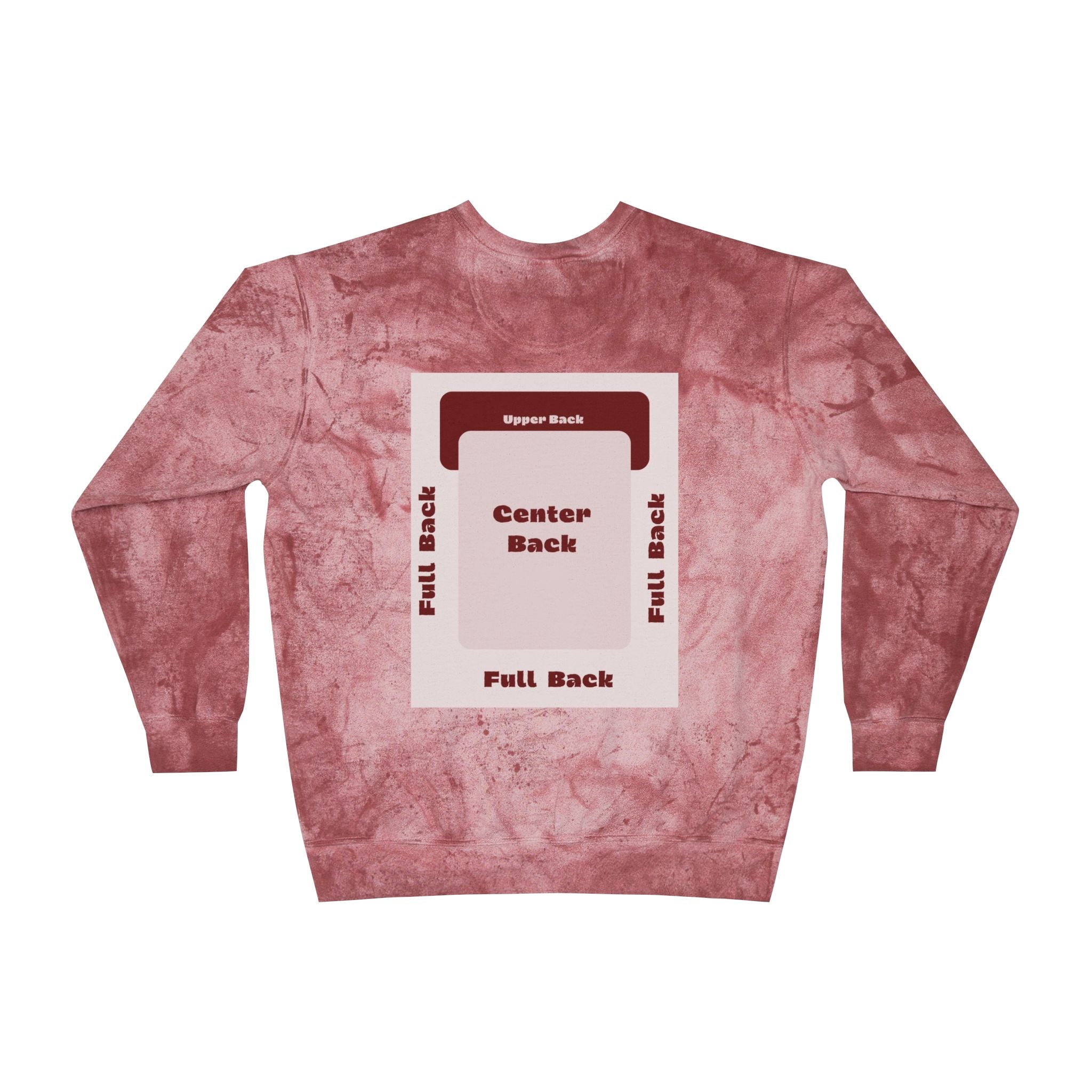 Customizable Comfort Colors 1545 Unisex Color Blast Crewneck Sweatshirt