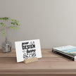 Customizable Gallery Board with Wooden Stand 1.8mm Giclée Print