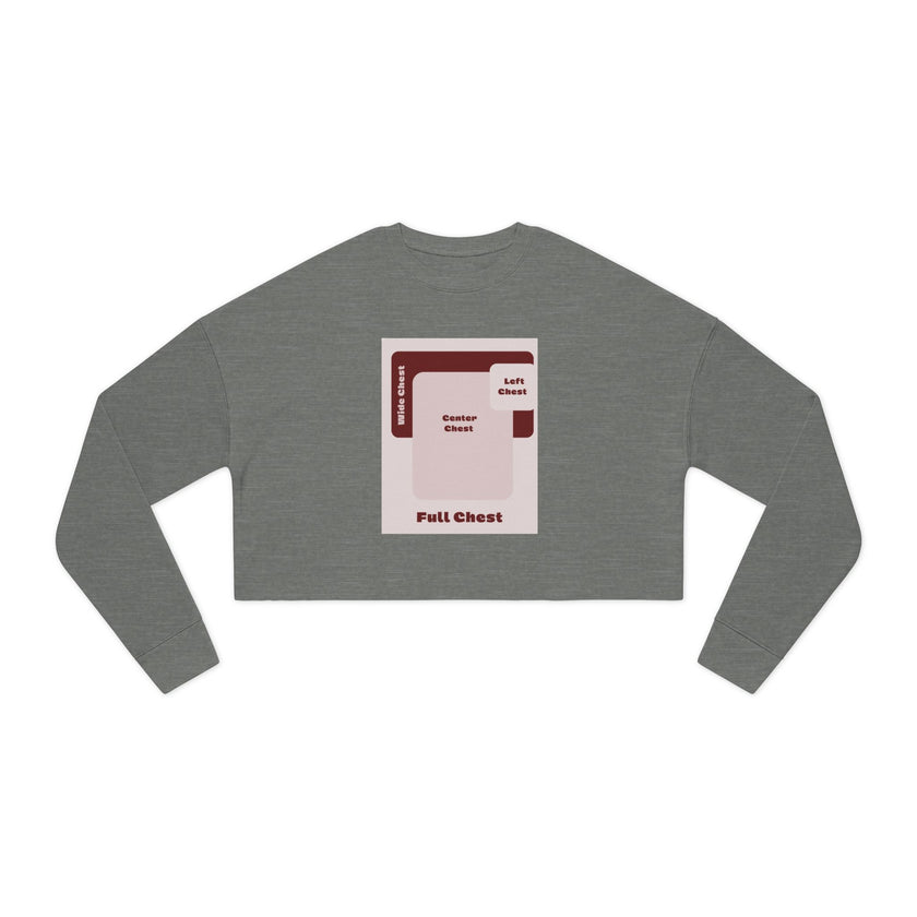 Customizable Bella+Canvas 7503  Womens Cropped Sweatshirt