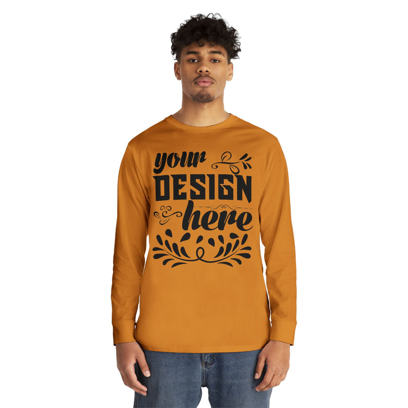 Customizable Lane Seven LS15009 Unisex Long Sleeve Crewneck Tee