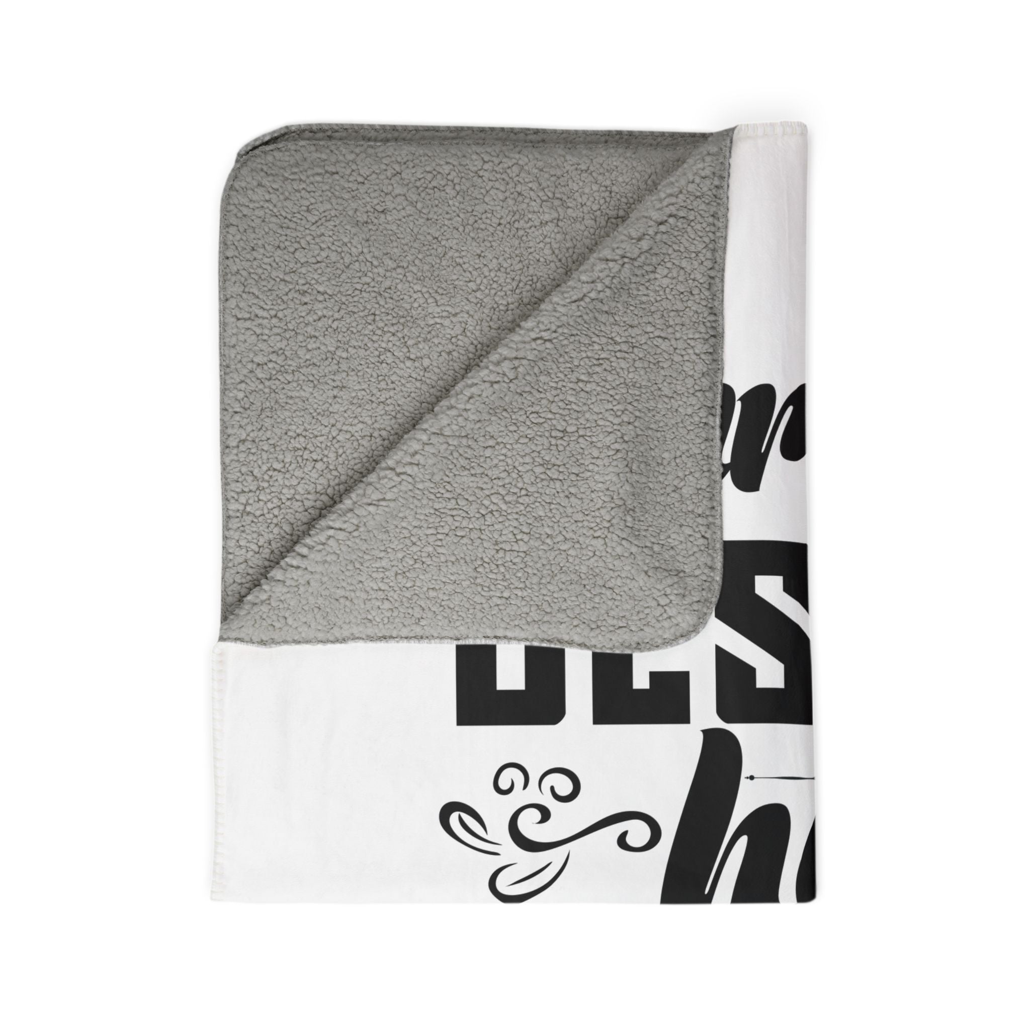 Customizable Fleece Sherpa Blanket 480gsm One Sided Print 2 Sizes