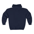 Gildan 18600 Unisex Full Zip Hoodie | Super Daddy Embroidery