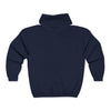 Gildan 18600 Unisex Full Zip Hoodie | Super Daddy Embroidery