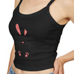Bella+Canvas 1012 Spaghetti Strap Tank Top Running Bunny Graphic Print