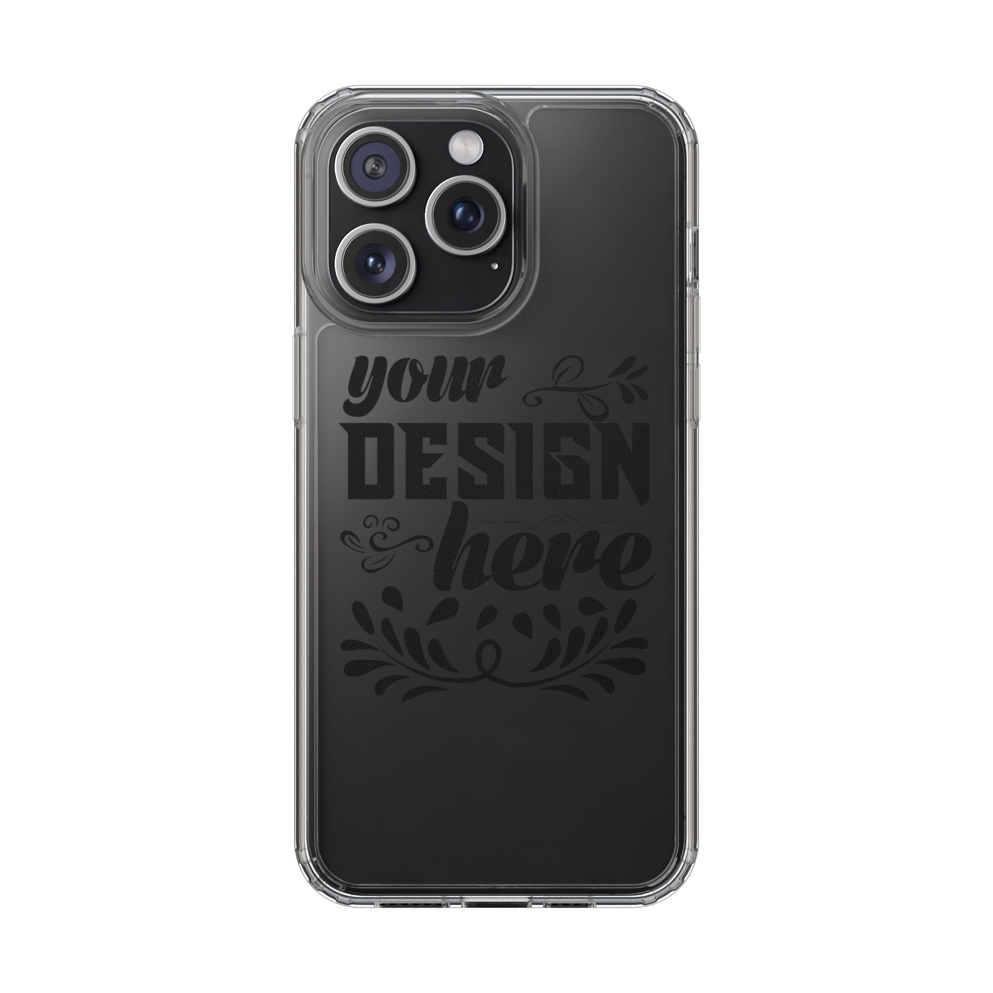 Customizable Clear Phone Case Slim Lightweight Scratch Resistant Protection