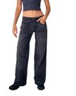 Nameria High Waist Straight Leg Denim Jeans Full Length