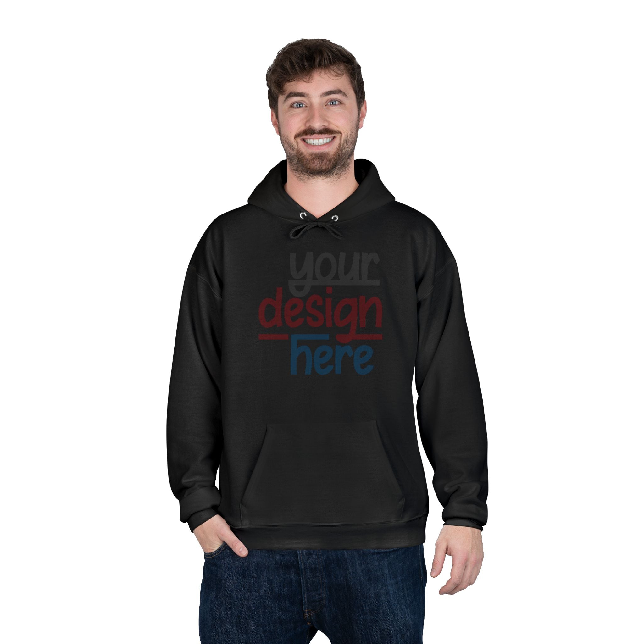 Customizable Hanes P170 EcoSmart Unisex Pullover Hoodie