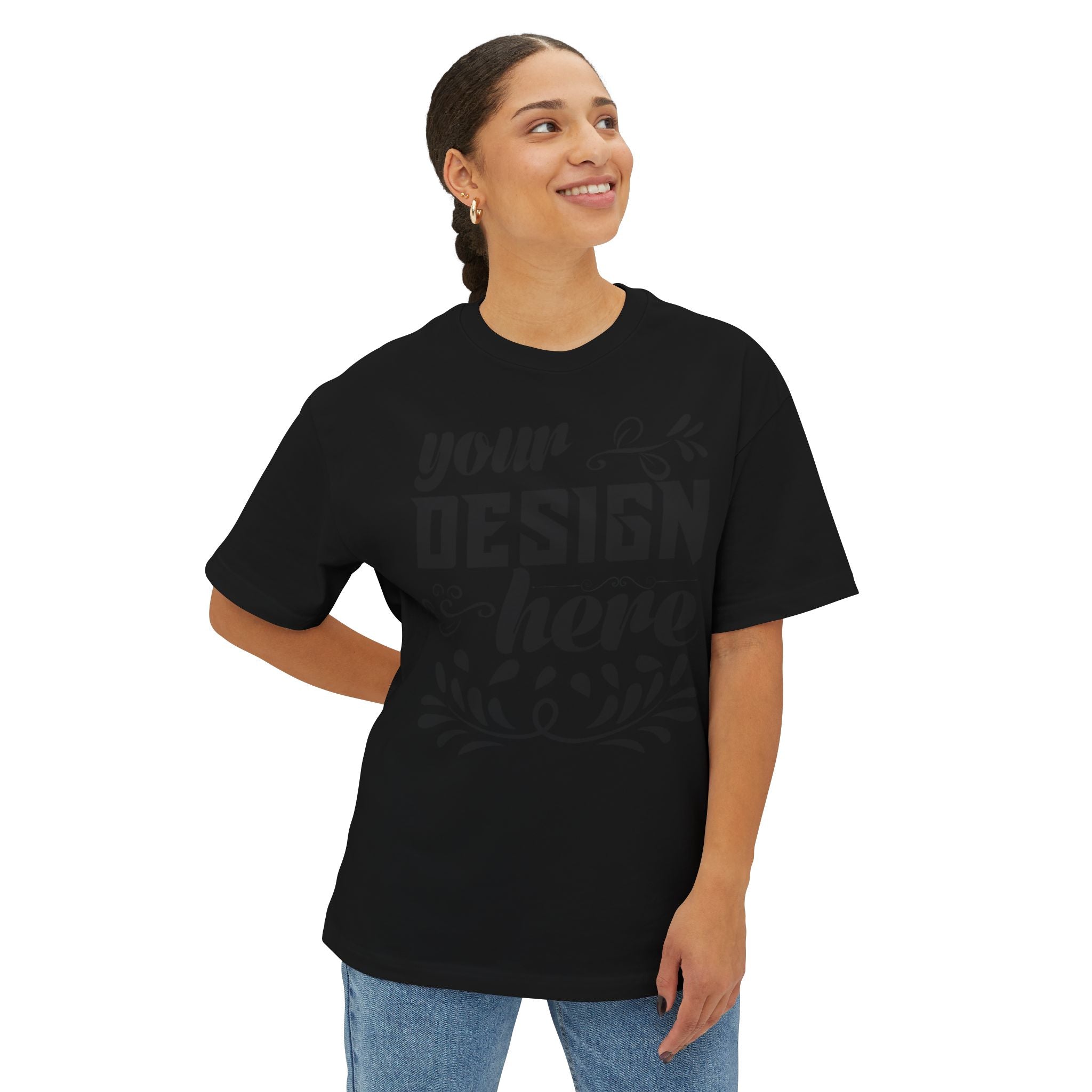 Customizable Bella+Canvas 3010 Unisex Oversized Boxy Tee Cotton