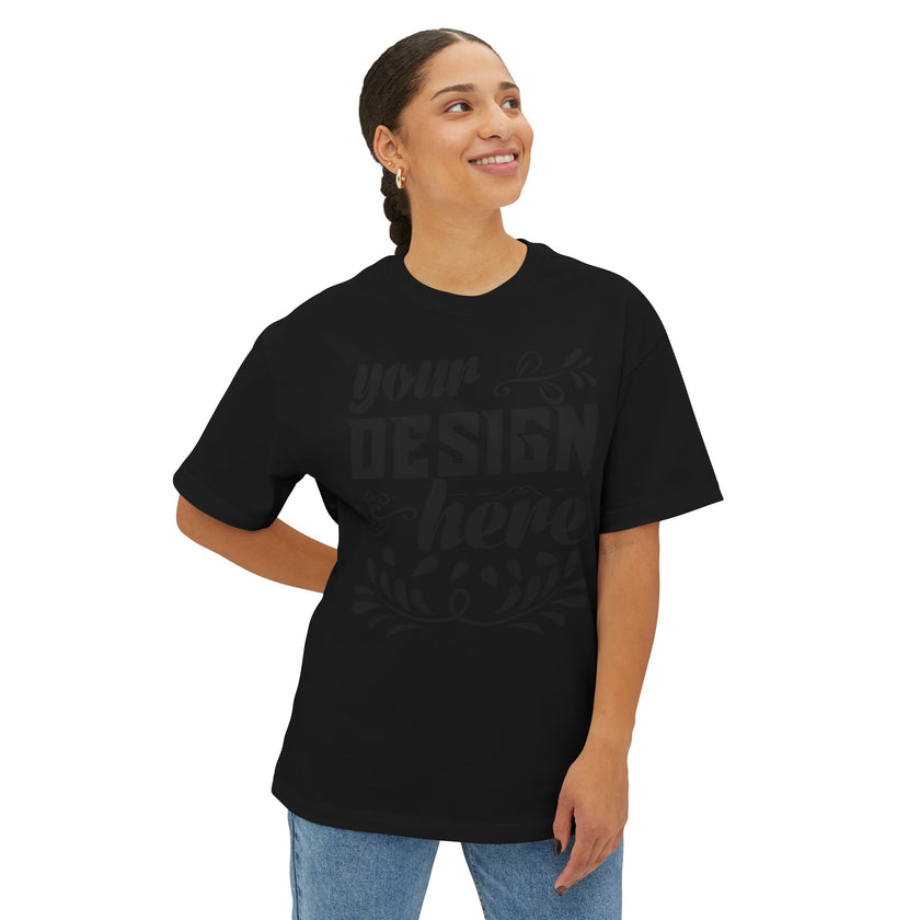 Customizable Bella+Canvas 3010 Unisex Oversized Boxy Tee Cotton