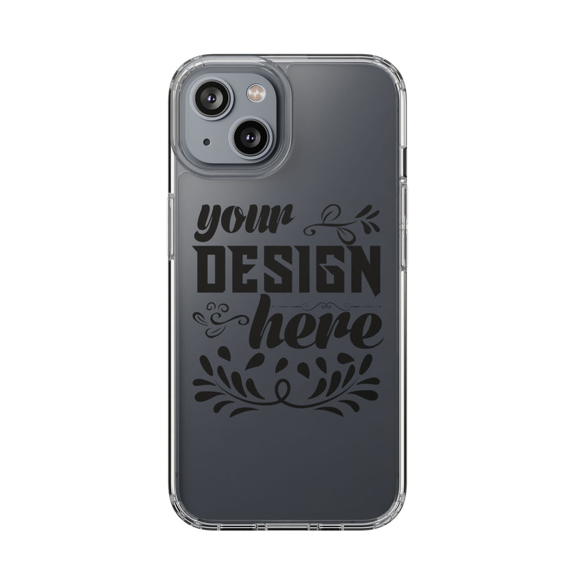 Customizable Clear Phone Case Slim Lightweight Scratch Resistant Protection