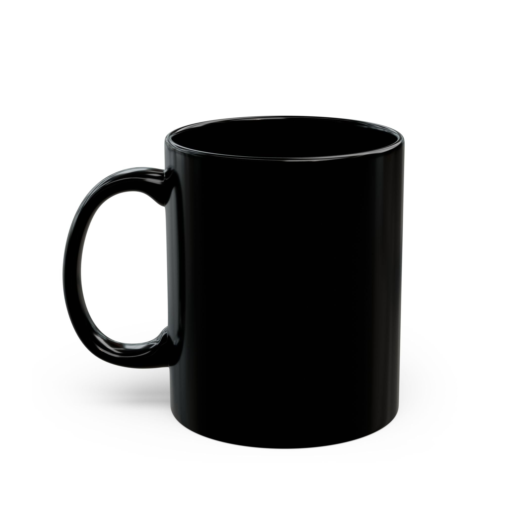 Customizable Black Ceramic Mug 11oz 15oz Glossy Finish Lead BPA Free