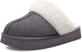 Women’s Cozy Memory Foam Winter House Slippers – Plush Lined Indoor Outdoor Slip-On