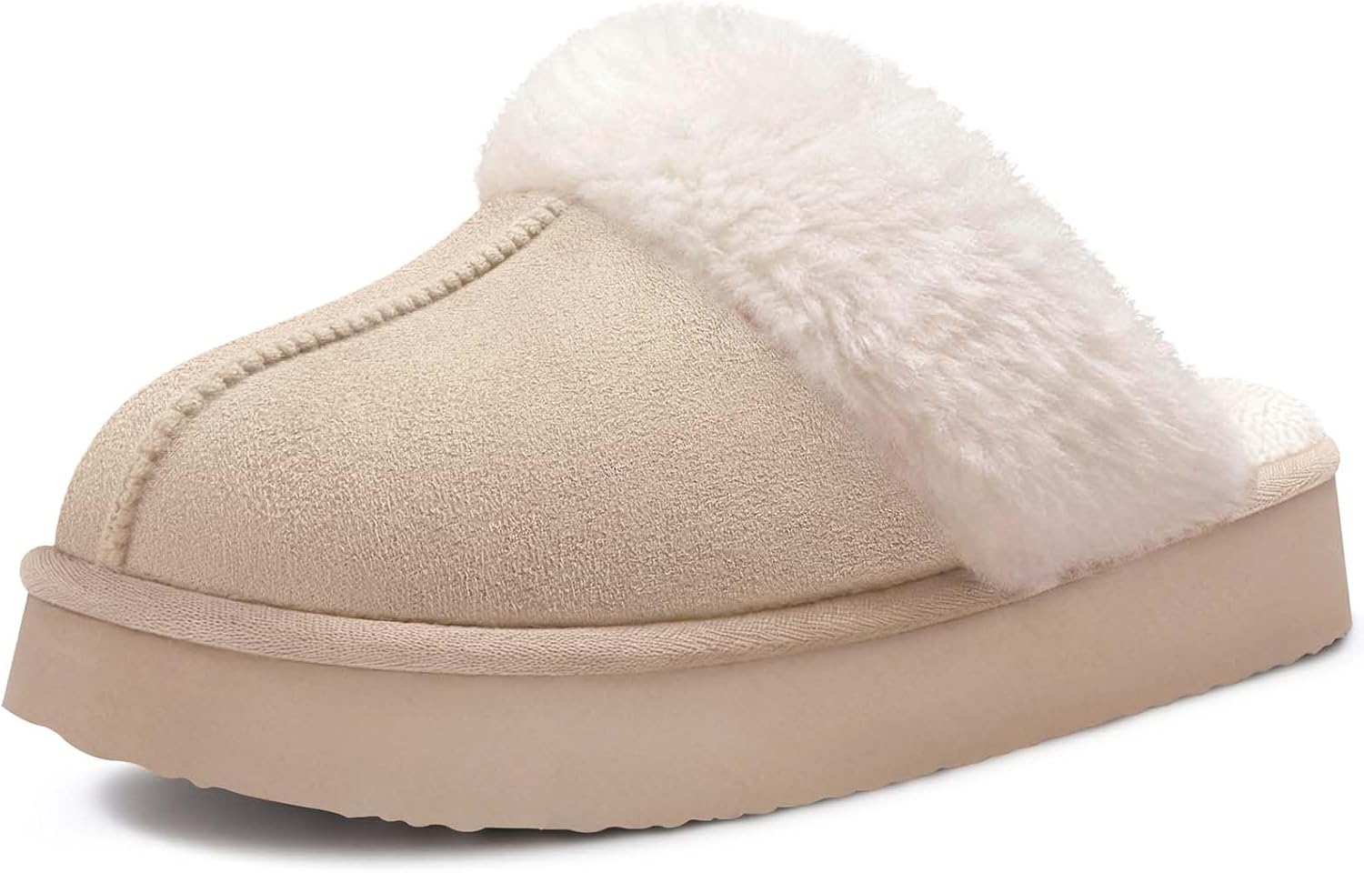Women’s Cozy Memory Foam Winter House Slippers – Plush Lined Indoor Outdoor Slip-On