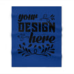 Customizable Throw Blanket Soft Fleece Polyester 50x60 Flat Folded Edge