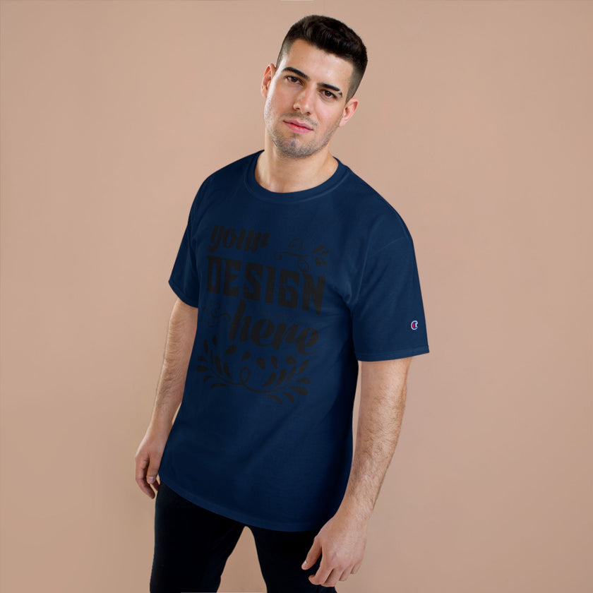 Customizable Champion T425 Unisex Cotton T-Shirt Classic Fit
