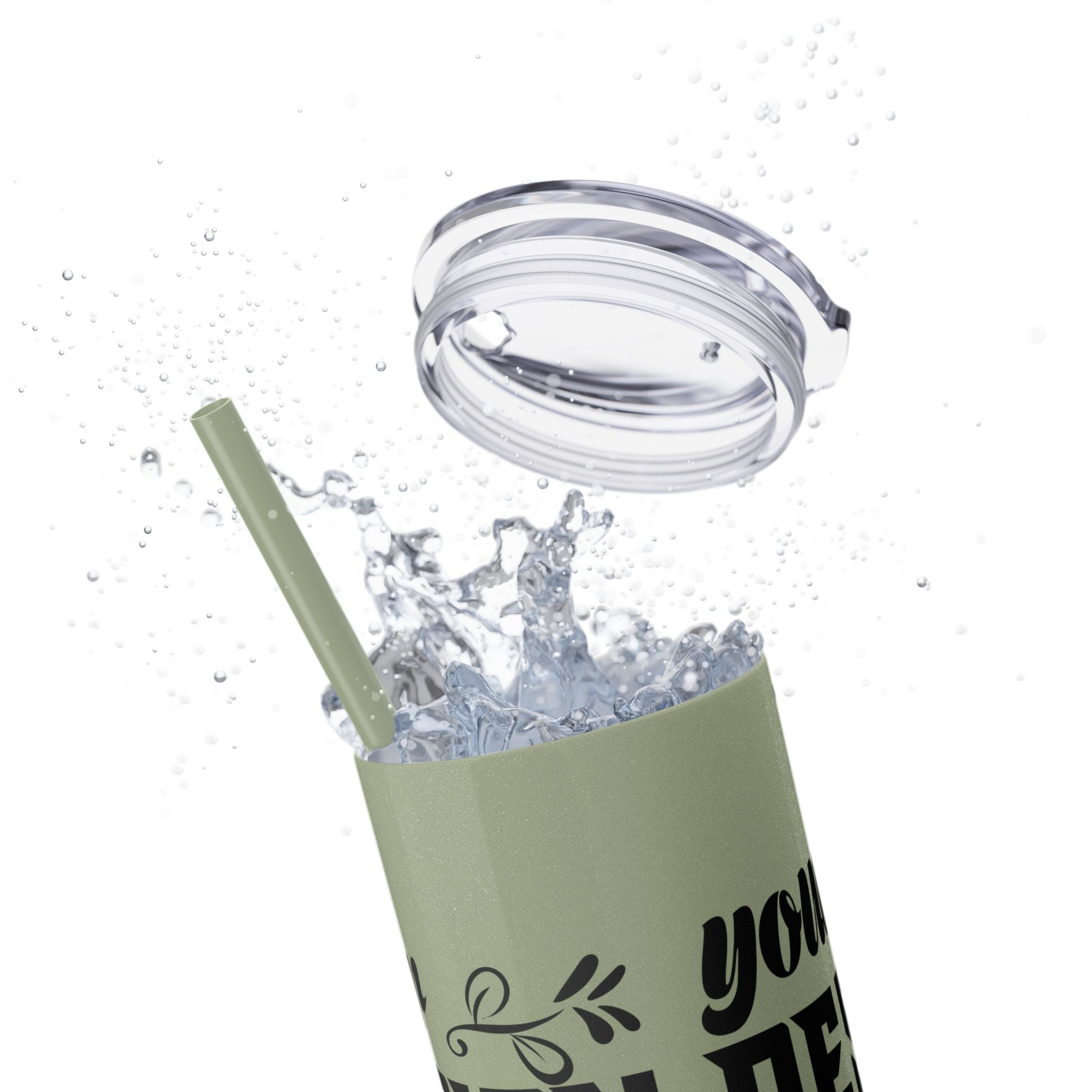Customizable Maars 20oz Skinny Tumbler with Straw Stainless Steel