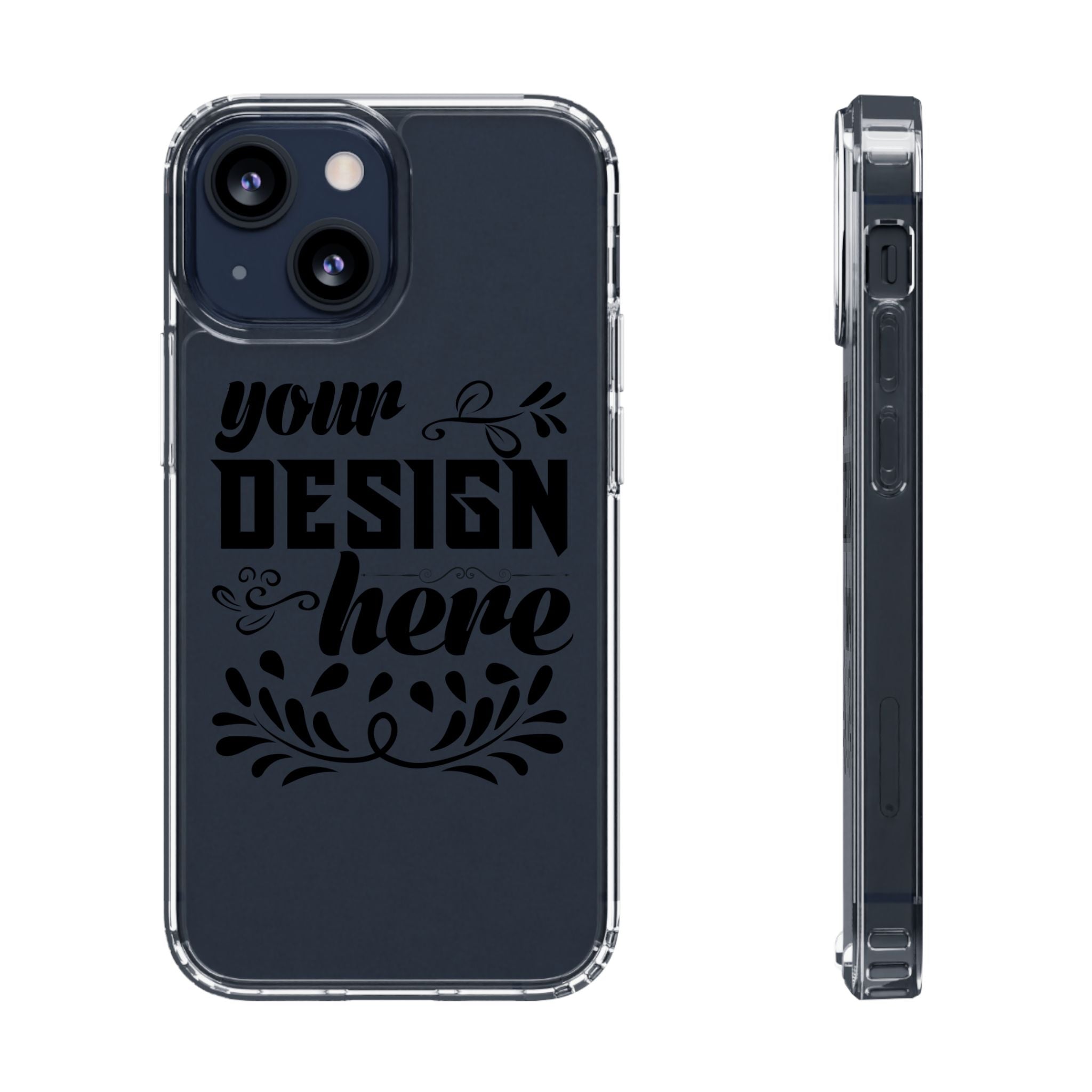 Customizable Clear Phone Case Slim Lightweight Scratch Resistant Protection