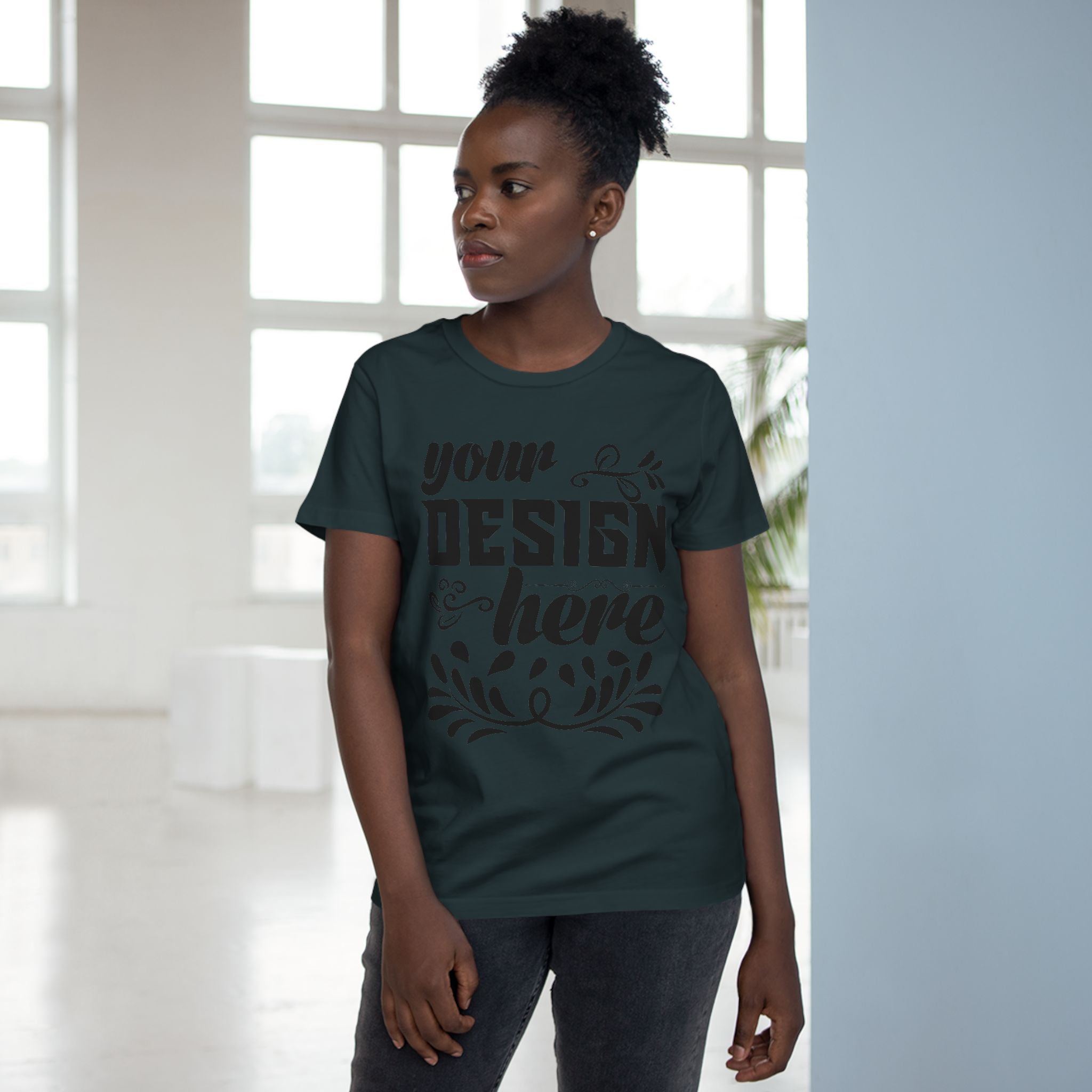 Customizable AS Colour 4001 Womens Maple Cotton T-Shirt