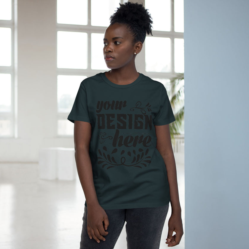 Customizable AS Colour 4001 Womens Maple Cotton T-Shirt