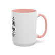 Customizable Accent Coffee Mug 11oz and 15oz Colored Interior Handle
