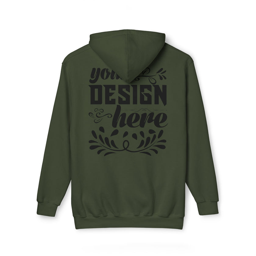 Customizable Bayside 960 Unisex Heavyweight Hooded Sweatshirt Made in US