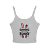 Bella+Canvas 1012 Spaghetti Strap Tank Top Running Bunny Graphic Print