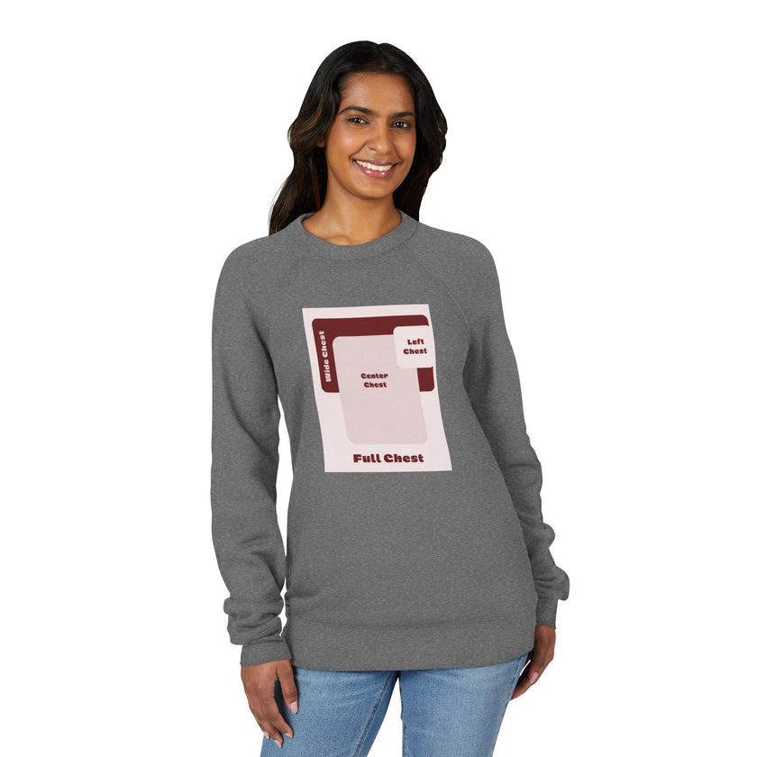 Customizable Bella+Canvas 3901 Unisex Fleece Raglan Sweatshirt
