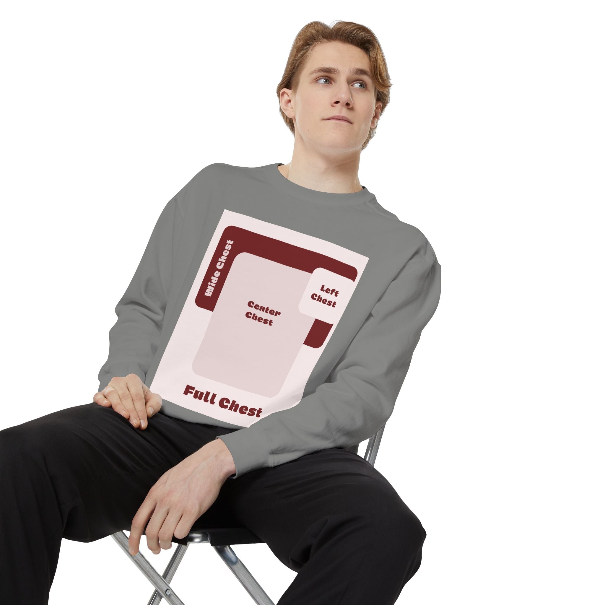 Customizable Comfort Colors 1566 Unisex Garment Dyed Sweatshirt DTG Custom Design