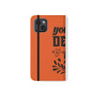Customizable Flip Folio Phone Case With Card Slots Stand And Elastic Strap