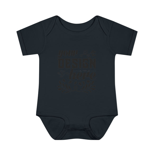 Customizable Infant Baby Rib Bodysuit Rabbit Skins 4400 Unisex