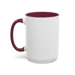 Customizable Glossy Ceramic Accent Mug 11oz and 15oz
