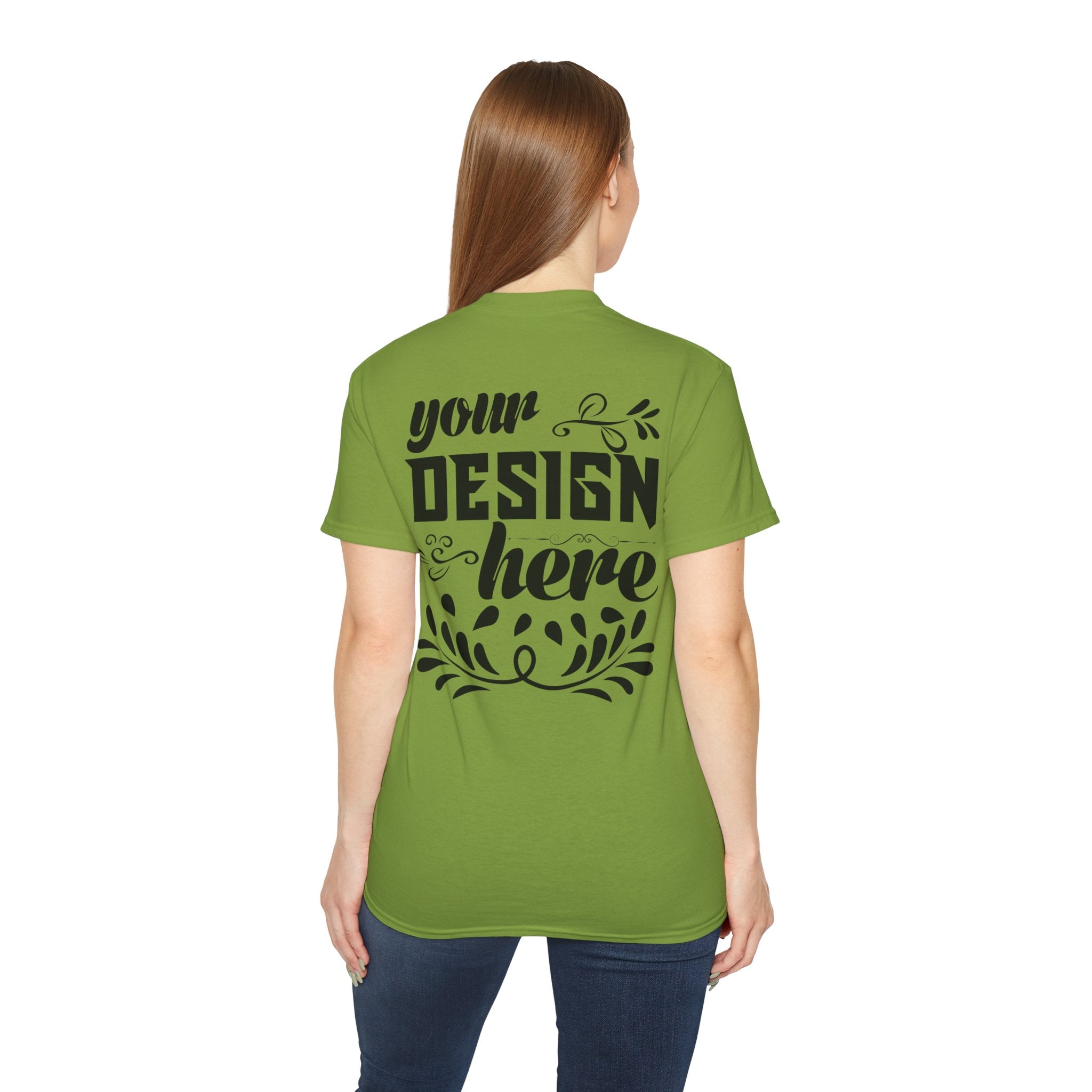 Customizable Gildan 2000 Unisex Ultra Cotton Crew Neck T-Shirt