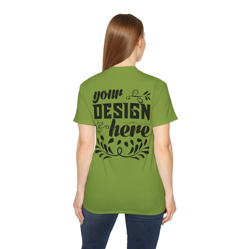 Customizable Gildan 2000 Unisex Ultra Cotton Crew Neck T-Shirt