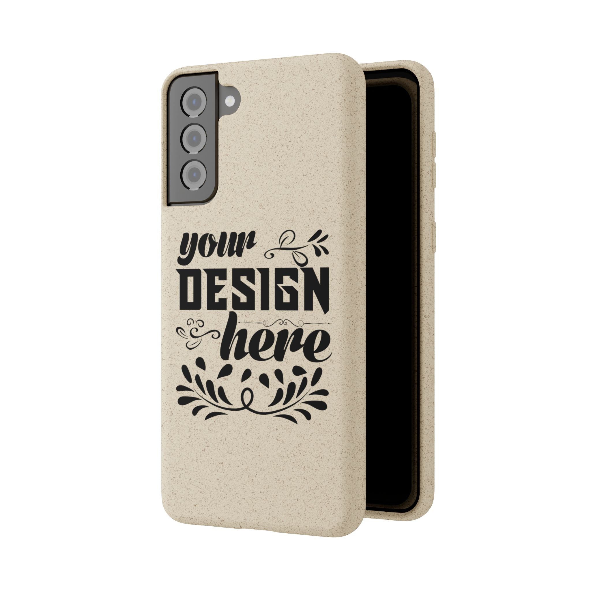 Customizable Biodegradable Phone Case Matte Finish Wireless Charging