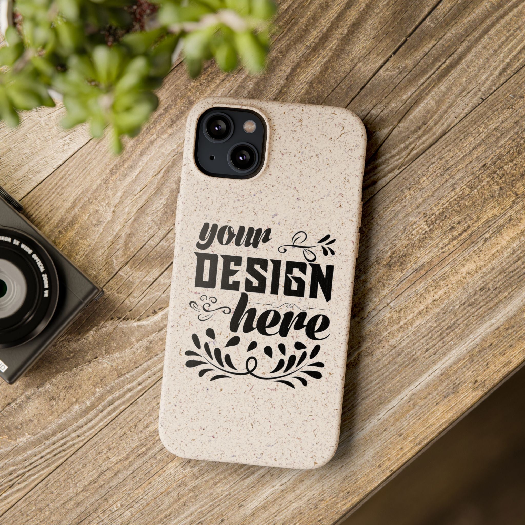Customizable Biodegradable Phone Case Matte Finish Wireless Charging