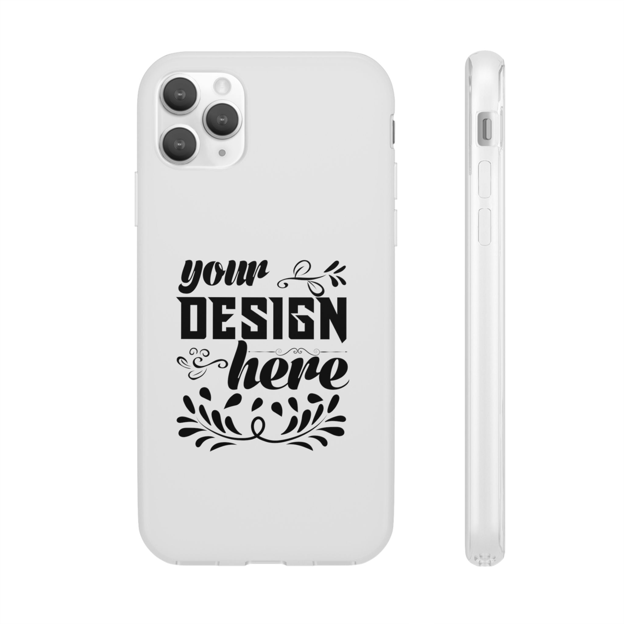 Customizable Flexi TPU Phone Case Slim Matte Protective Cover