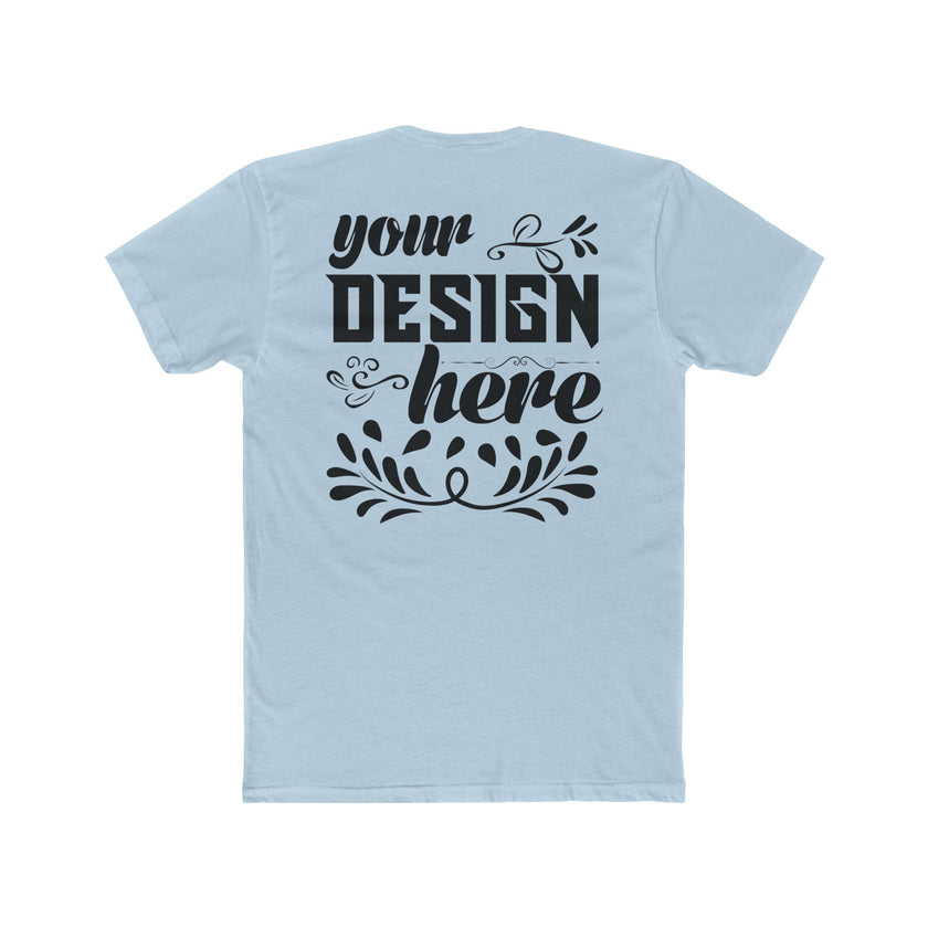 Customizable Next Level 3600 Unisex Cotton Crew Neck Short Sleeve Tee