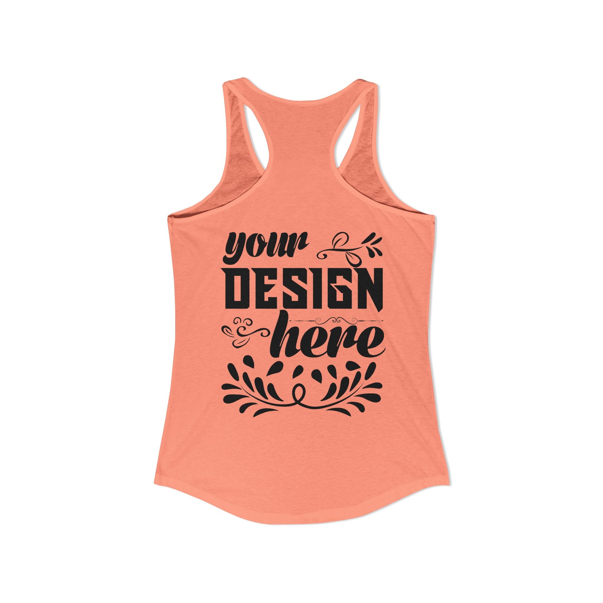 Customizable Next Level 1533 Womens Ideal Racerback Tank