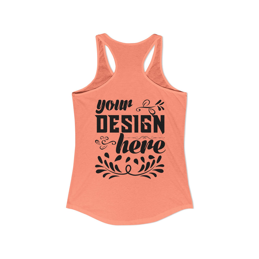 Customizable Next Level 1533 Womens Ideal Racerback Tank