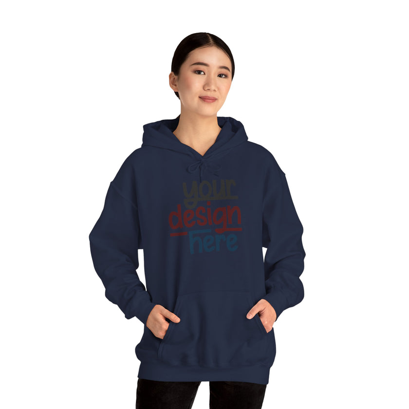 Customizable Gildan 18500 Unisex Heavy Blend Hooded Sweatshirt