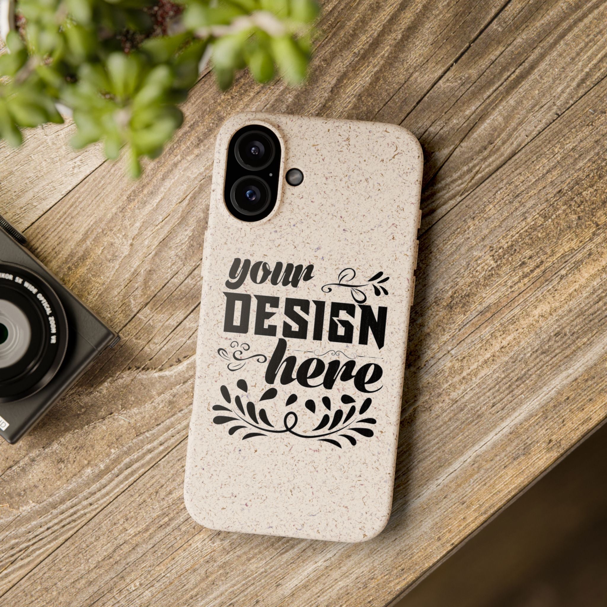 Customizable Biodegradable Phone Case Matte Finish Wireless Charging