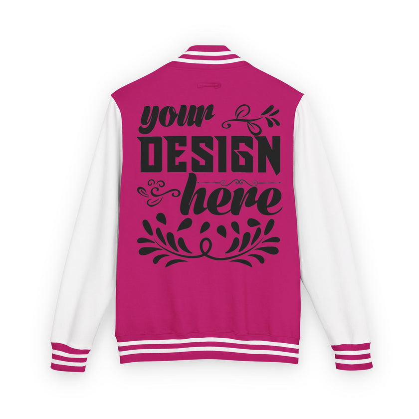 Customizable AWDis JH043 Unisex Heavyweight Letterman Jacket