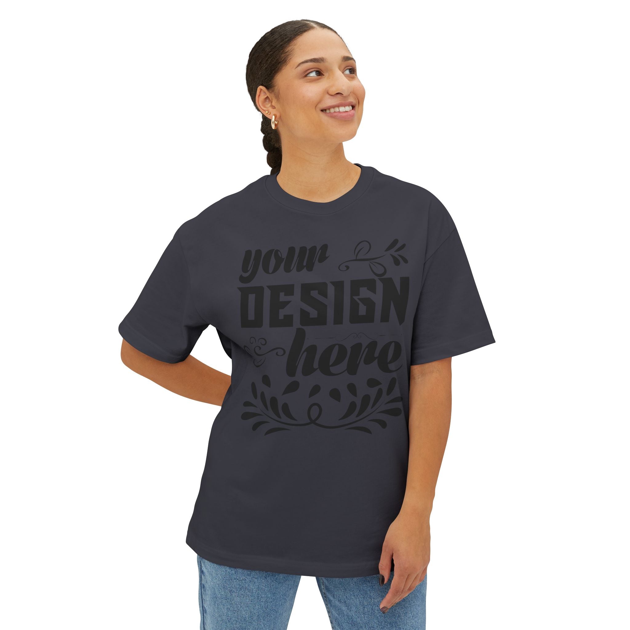 Customizable Bella+Canvas 3010 Unisex Oversized Boxy Tee Cotton