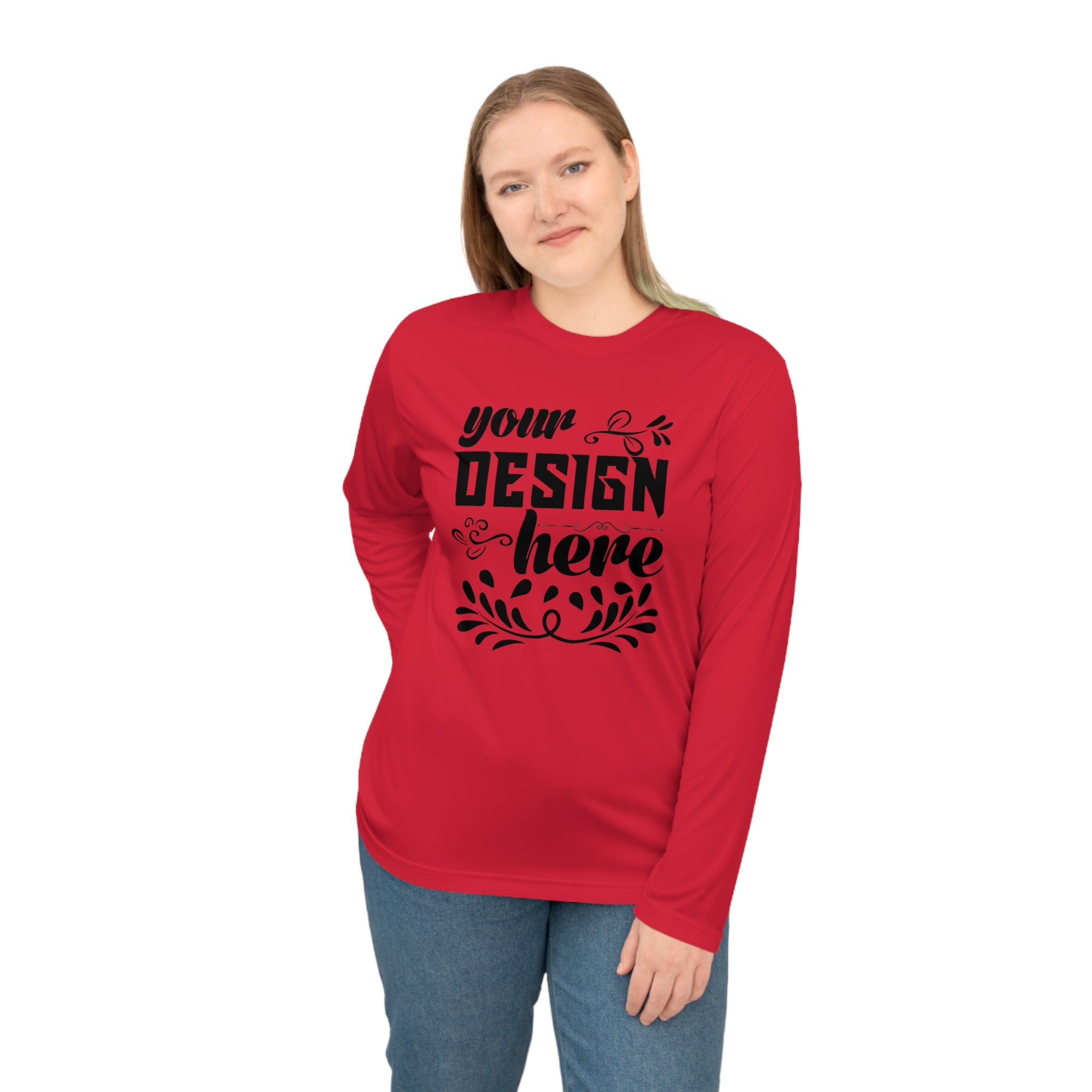 Customizable Team 365 TT11L Unisex Performance Long Sleeve Shirt