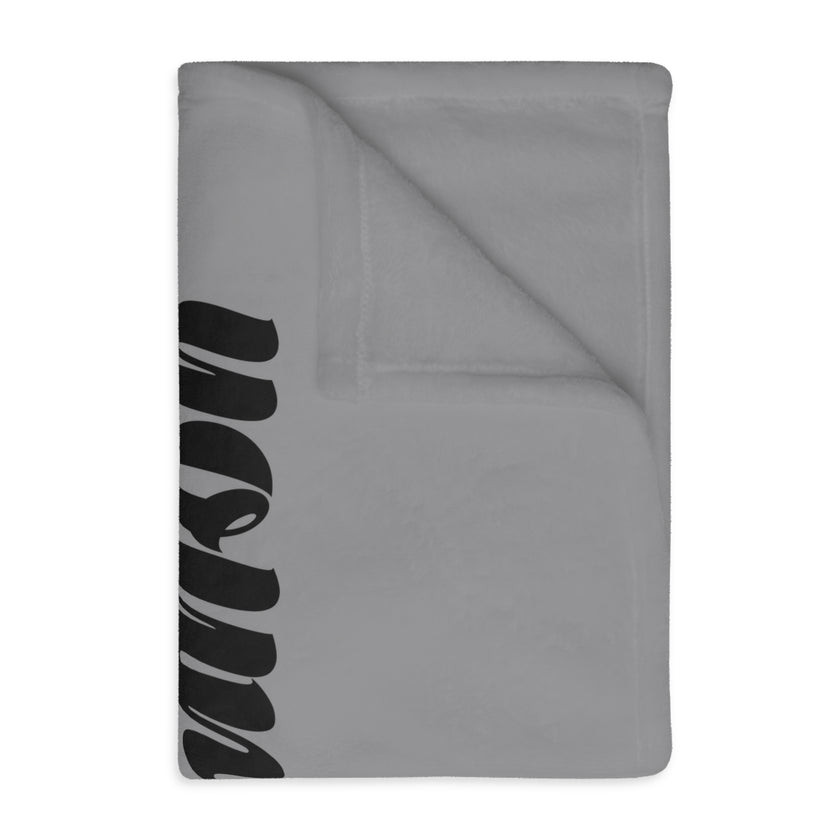 Customizable Velveteen Microfiber Blanket Two Sided Print 3 Sizes