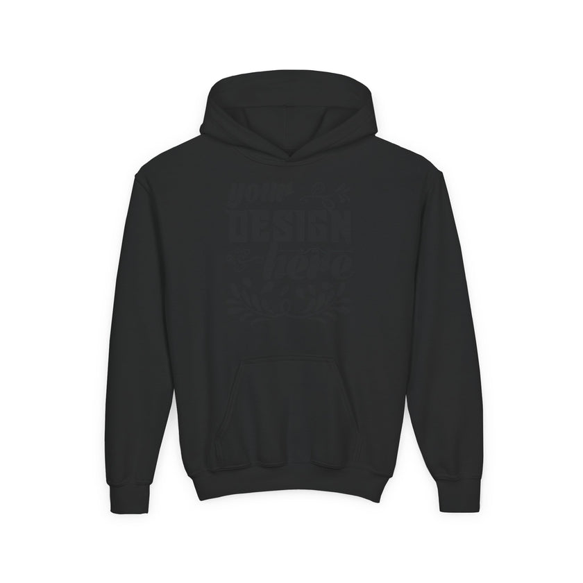 Customizable Gildan 18500B Youth Heavy Blend Hooded Sweatshirt