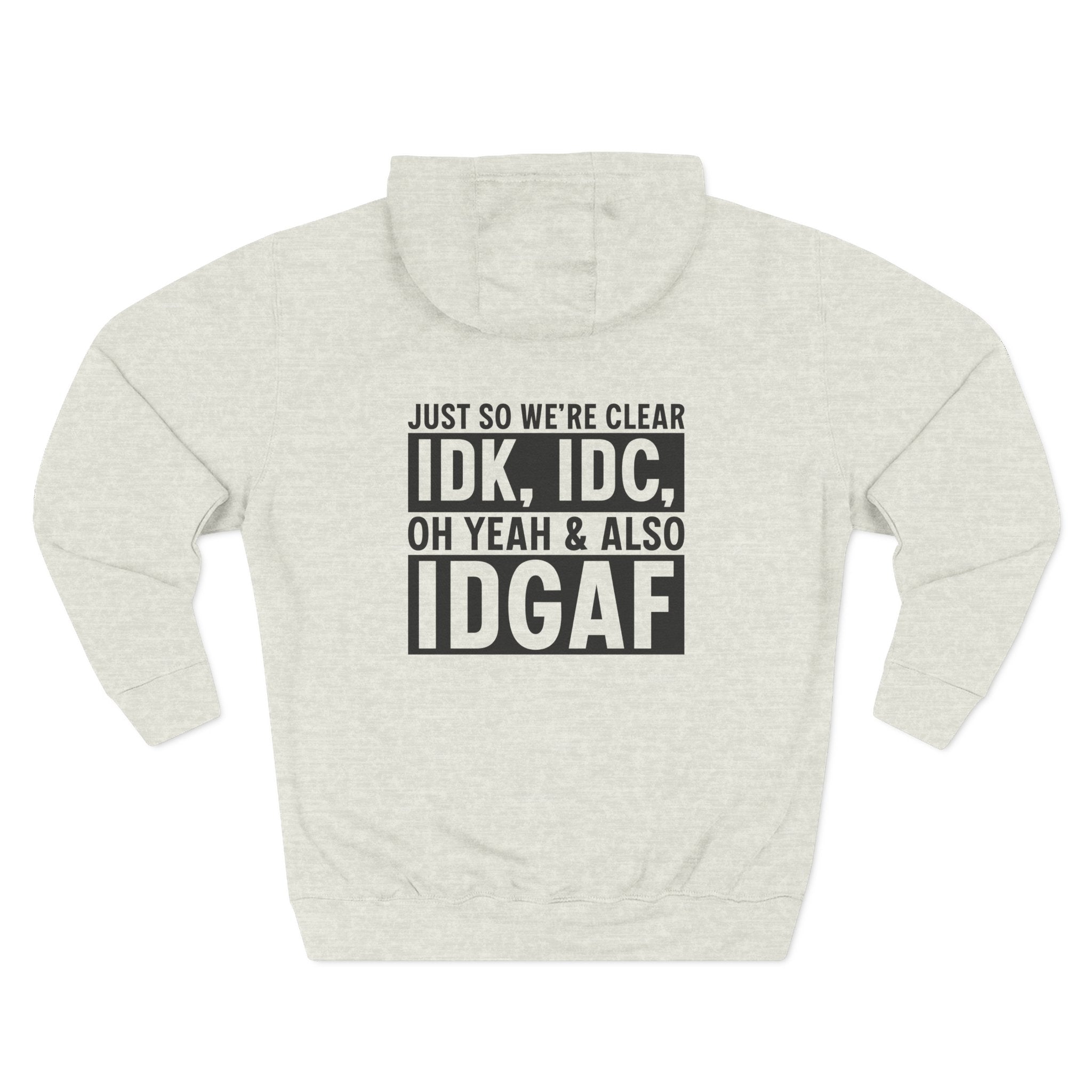 Lane Seven LS14001 Unisex Three Panel Fleece Hoodie  Graphic Print